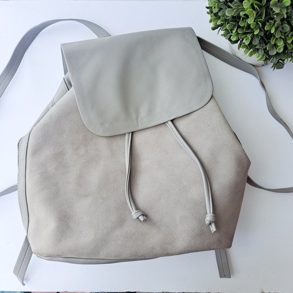Urban Outfitters Handbags - Urban Outfitters Faux Leather Backpack purse Gray